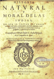 Historia Natural by Jose de Acosta