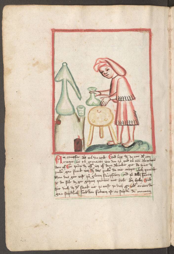 Figure 4: A man with an alembic